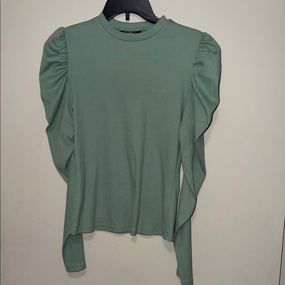 Elegant Green Women's Top